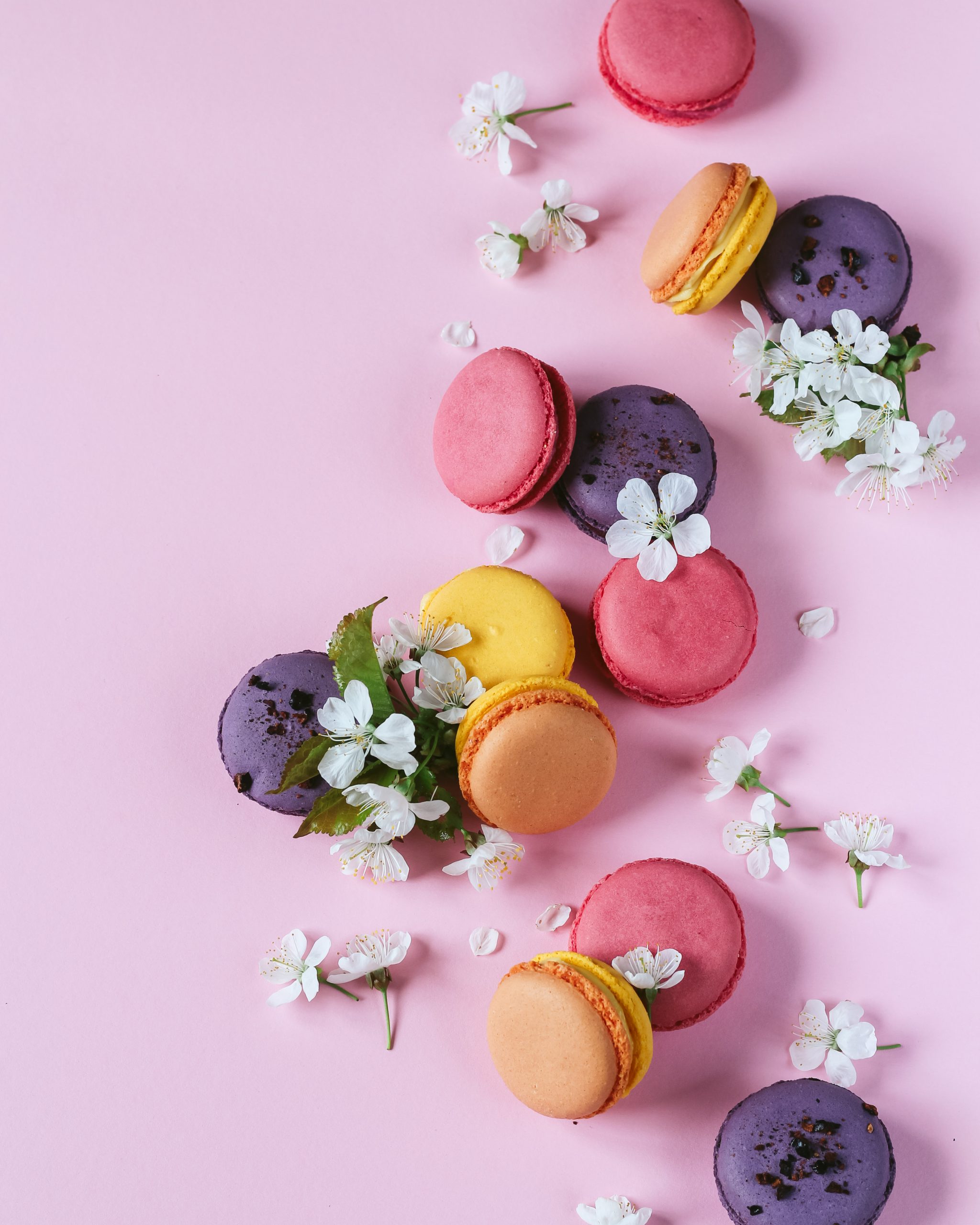 Sausainiai „Macarons“ uogų linija